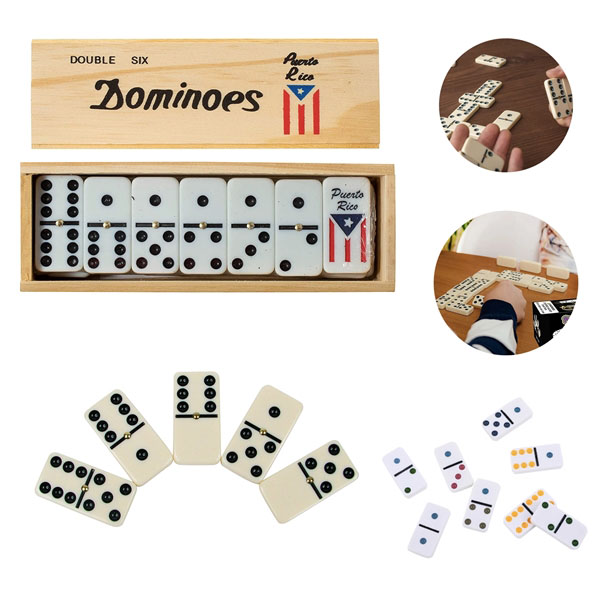 Double Six Domino Dlaždice Set